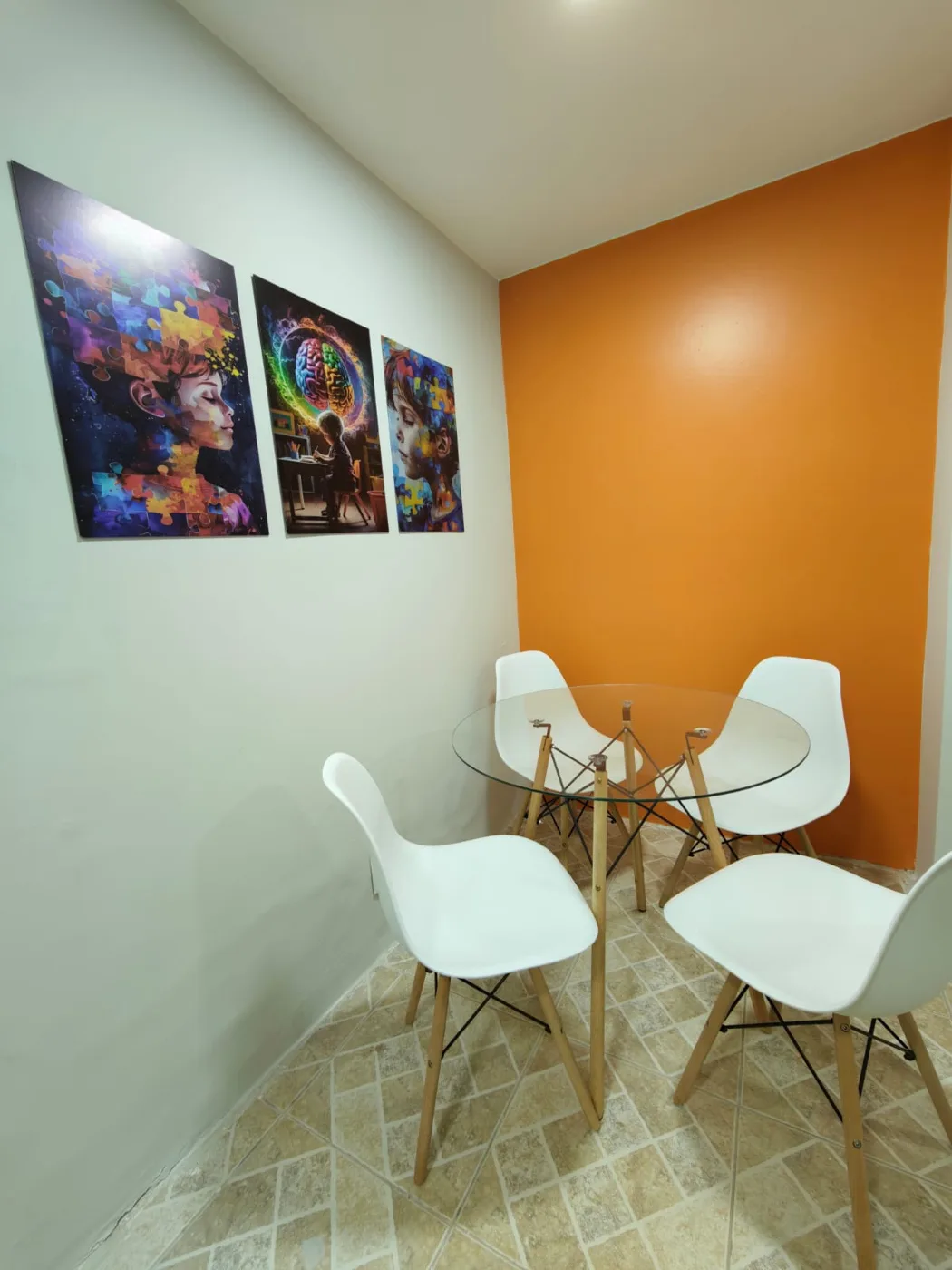 Sala de conversa com as famílias na ABCD
